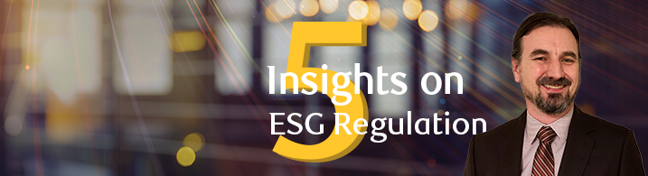 Five Insights on ESG Regulation banner image