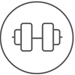 Barbell icon