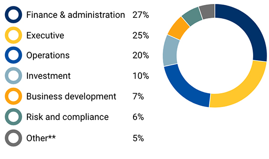 About the survey respondents - Role